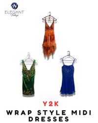 Vestidos Midi Estilo Y2K Warp - EV1987