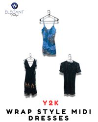 Vestidos Midi Estilo Y2K Warp - EV1993