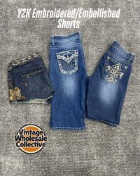 Y2K刺繍/装飾ショーツ - (12/01)