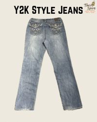 Y2K装飾ジーンズ - [0369]