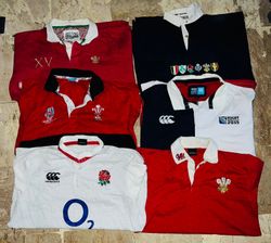mix vintage club rugby shirts bundle 17