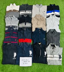 US polo half zip 16 pieces