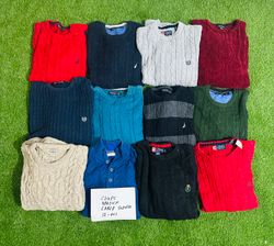 Chaps and Nautica Cable sweaters 12 pieces