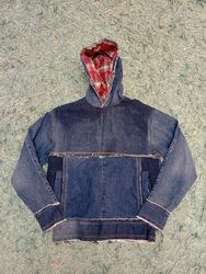 Felpa con cappuccio in denim Levi's riciclato