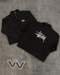 Stussy überarbeiteter Stil schwarze Detroit-Jacken..