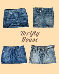 Classical Denim Mini Skirts(TH/087)