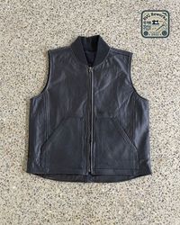 Veste en cuir upcyclé