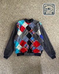 Veste Bomber Patchwork Upcyclé