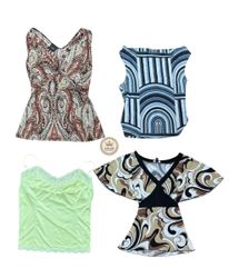Y2k Tropical Tops 10 pcs At 323