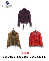 Vestes en daim pour femmes Y2K - EV2032