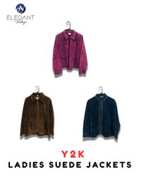 Vestes en daim pour femmes Y2K - EV2033