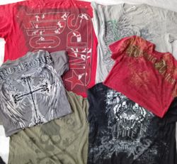 CR5884 スカルグラフィック Tシャツ – ミックスサイズ (グレード BC)