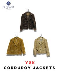 Y2K Corduroy Jackets - EV2037