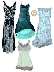 Abiti in rete Y2K 10 pezzi a 326