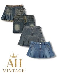 Y2K Denim mini skirts