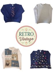 Vintage Style Knitwear Jumpers | Export Quality <E..