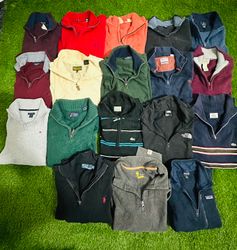 Mix brands 1/4 half Zip 18 pezzi