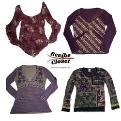 Y2K Earthy Tone Full Sleeve Tops RC-005