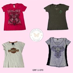 Y2K Harley Biker T-Shirt – Iconic Streetwear Look ..