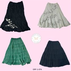 Jupe en coton Y2K – Style d'été esthétique vintage..