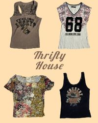 Y2k Streetwear Mix Tees & Tops(TH/098)