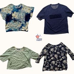 Midnight Bloom Y2K Mesh Top(MT-008)