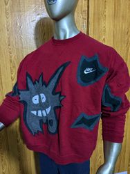 Upcycle Patchwork Nike Sweatshirt