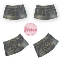 Coleção de Saias Mini BackStreet Babe Y2K Reaprove..