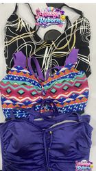 VR-197 Y2K Babydoll / Bralette Statement Tops Bund..