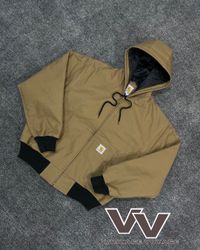 Carhartt überarbeitet Stil tan Farbe aktive Jacken..