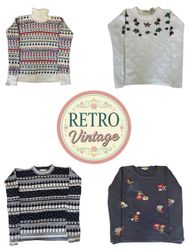 Vintage Strickwaren Pullover Starter-Bundle
