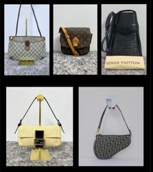 Louis Vuitton, Gucci, Christian Dior & Fendi Bundl..
