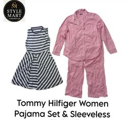 Tommy Pajama Set & Sleeveless and Sweatshirts Hood..