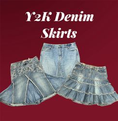 Gonne in denim Y2K - (14/01)