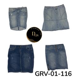 2000s Y2K Denim Long Skirt – Classic Retro Style (..