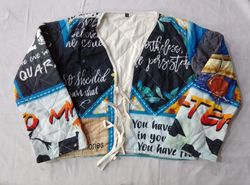 CR5905 Upcycled Comforter Jackets