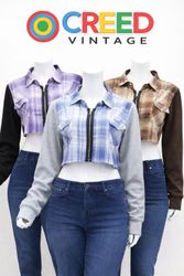 Veste courte à zip avant recyclée CR1121