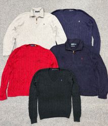 Ralph Lauren 1/4 and Cable Knit Bundle