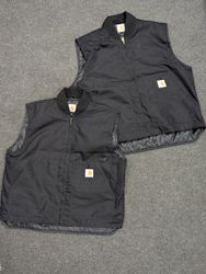 Carhartt Black Rework Style Gilets (5 pcs), (G-001..