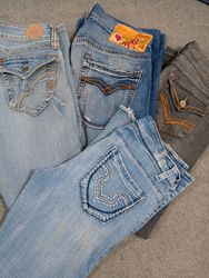 #220 Ladies Y2k Flared Jeans