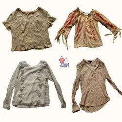 Soft Femme Y2K Sheer Top(MT-012)