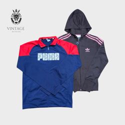 Mixed Branded Nylon Tops And Hoodies