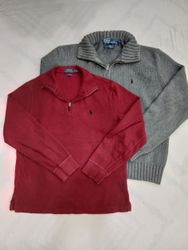 CRZ1503 Polo Ralph Lauren Pulls à col zippé