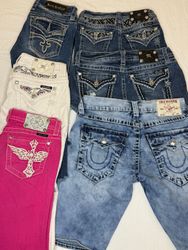 Miss Me True Religion Shorts & Capri