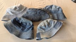 Upcycled Denim Bucket Hats