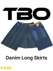 Saia Longa de Jeans (TBO-59)