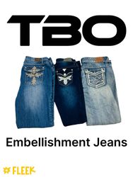 Embellishment Jeans    (TBO-62)