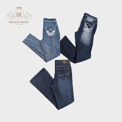 Y2K Embroidered Flare Jeans