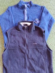 Patagonia Fleece preto e azul 10Pcs (RV#040)