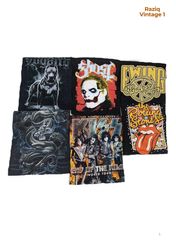 💥 RV1776 Camisetas oversized impressas vintage